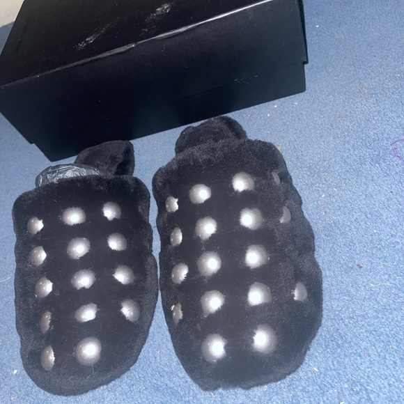 Fur studded mules - Picture 3 of 10